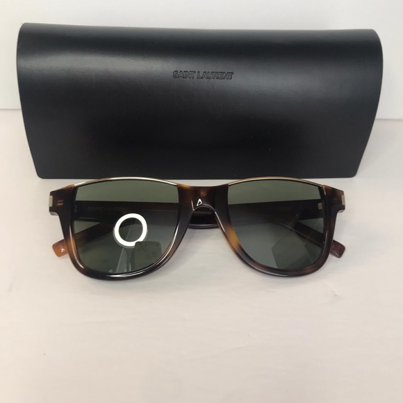 Authentic New Saint Laurent New Sl 51 Cut 002 Unisex Havana Sunglasses - Picture 7 of 11